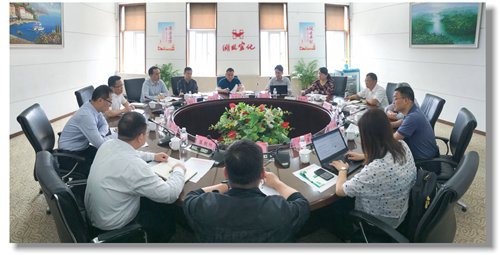 甕福集團(tuán)羅永留、開磷集團(tuán)杜紹倫一行到訪宜化集團(tuán)